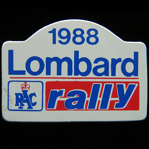 Lombard RAC Rally Pin Badge