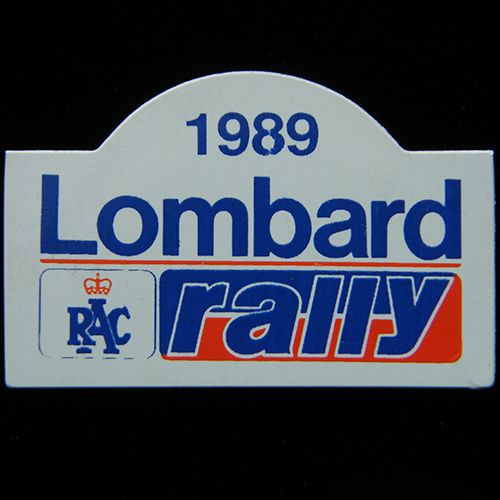 Lombard RAC Rally Pin Badge