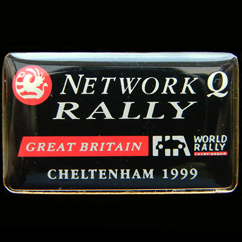 Network Q RAC Rally Pin Badge