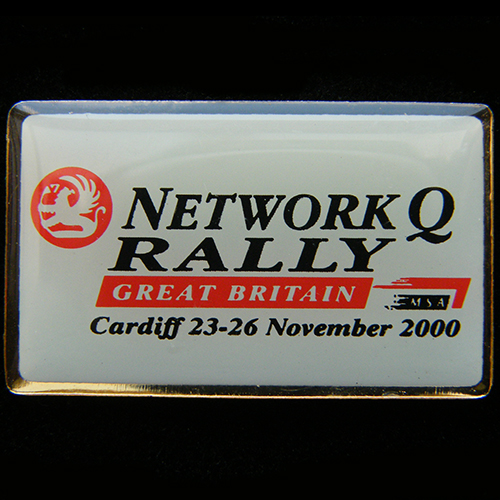 Network Q RAC Rally Pin Badge