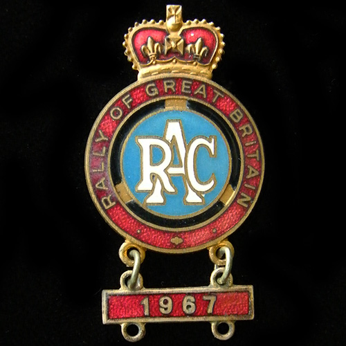 Royal Automobile Club Rally of Great Britain Lapel badge