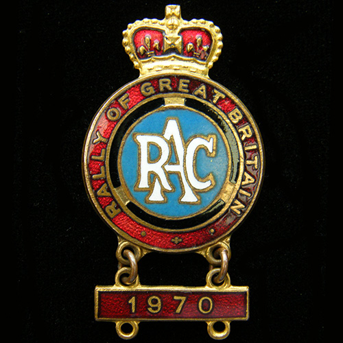 Royal Automobile Club Rally of Great Britain Lapel badge