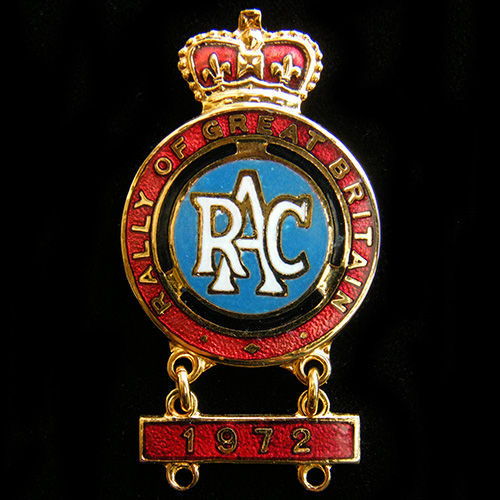 Royal Automobile Club Rally of Great Britain Lapel badge