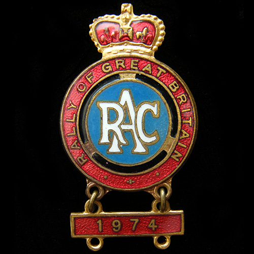 Royal Automobile Club Rally of Great Britain Lapel badge