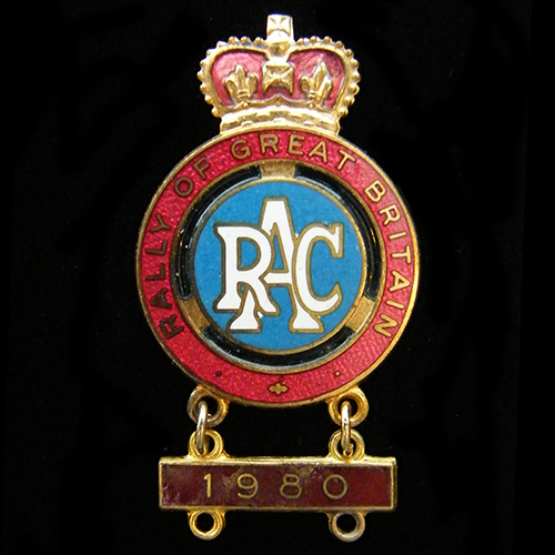Royal Automobile Club Rally of Great Britain Lapel badge