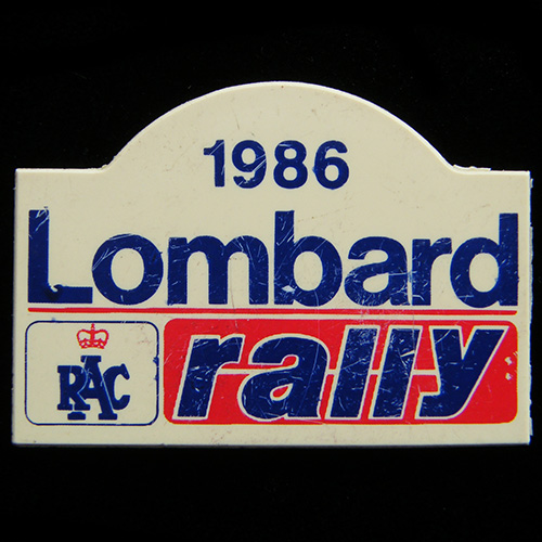 Lombard RAC Rally Pin Badge