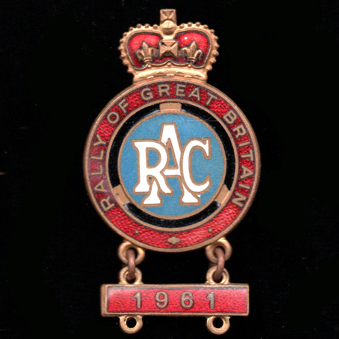 Royal Automobile Club Rally of Great Britain Lapel badge
