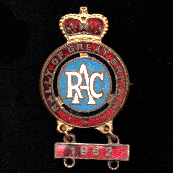 Royal Automobile Club Rally of Great Britain Lapel badge