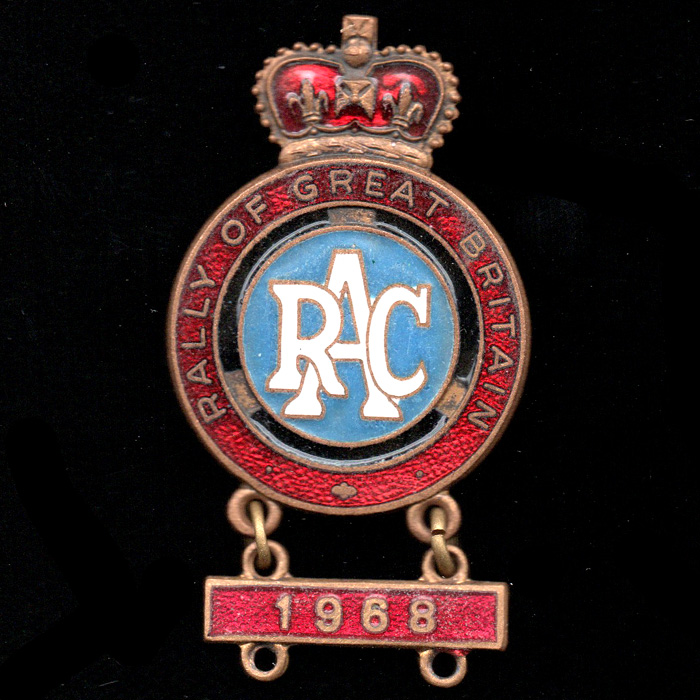 Royal Automobile Club Rally of Great Britain Lapel badge