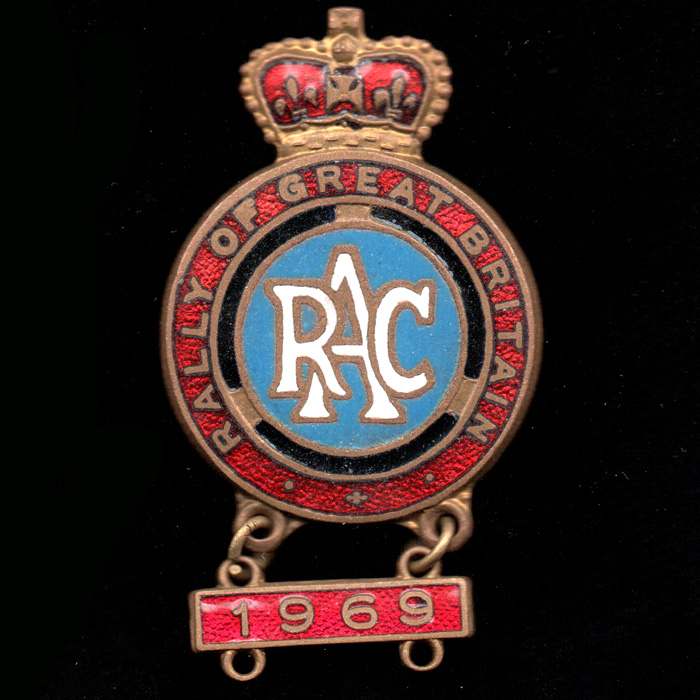 Royal Automobile Club Rally of Great Britain Lapel badge