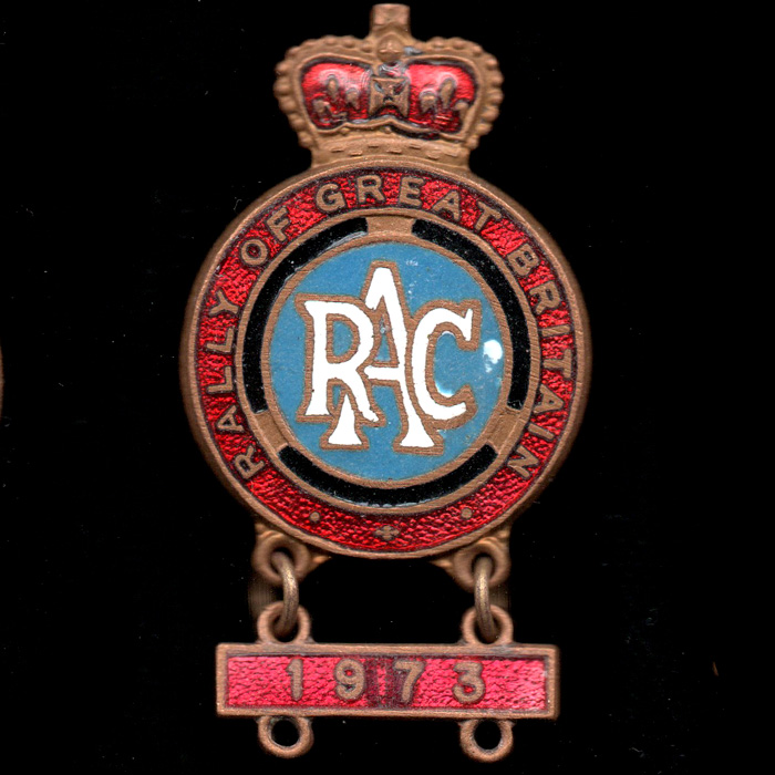 Royal Automobile Club Rally of Great Britain Lapel badge