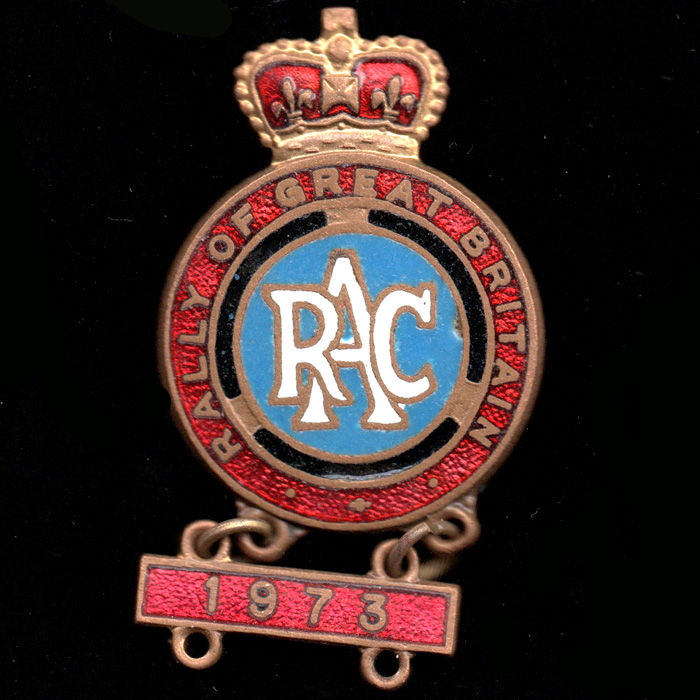 Royal Automobile Club Rally of Great Britain Lapel badge