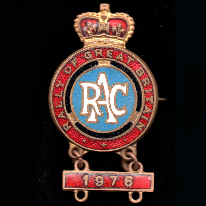 Royal Automobile Club Rally of Great Britain Lapel badge