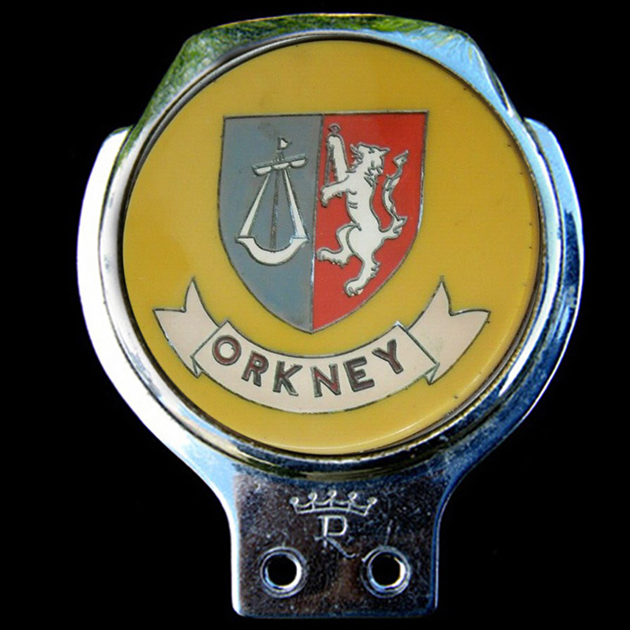 Orkney car badge