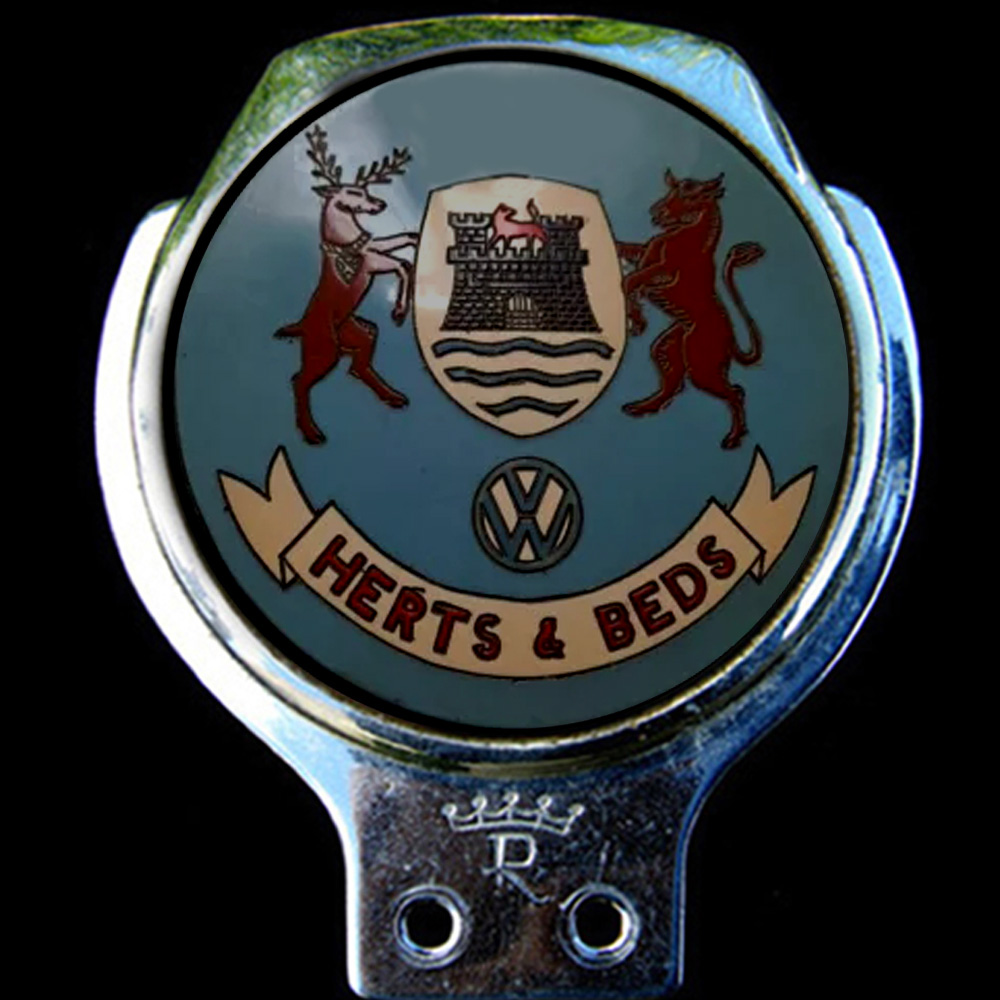 Herts & Beds Volkswagen Club car badge