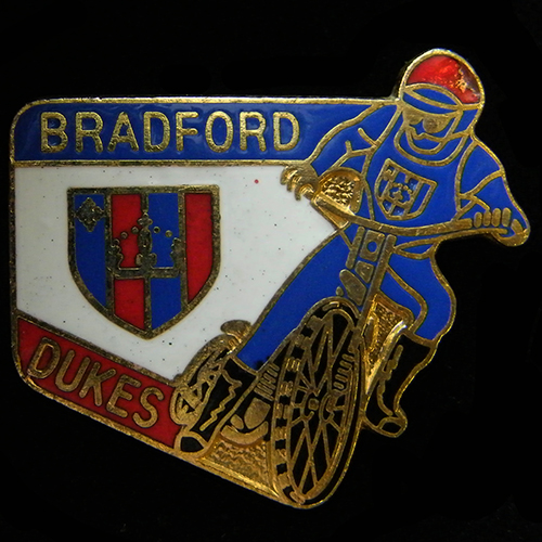 Bradford Speedway lapel badge