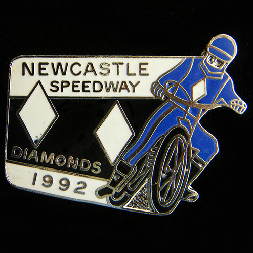 Newcastle Speedway lapel badge