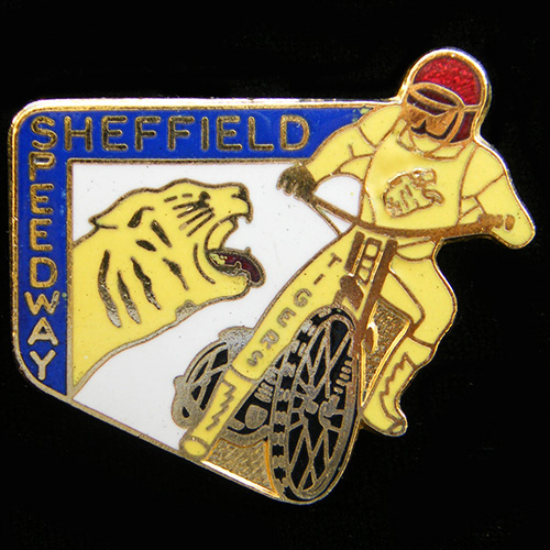 Sheffield Speedway lapel badge