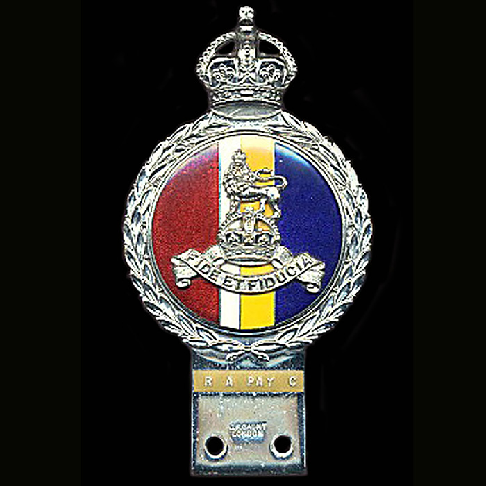 Royal Army Pay Corps car badge