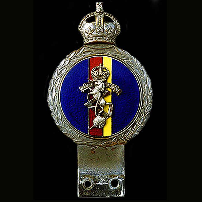Royal Electrical & Mechanical Engineers car badge
