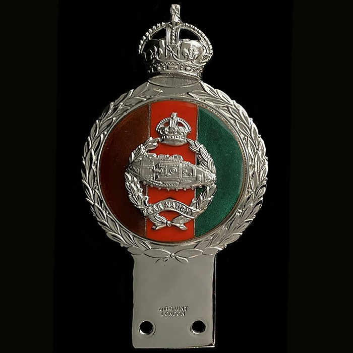 Royal Tank Corp car badge