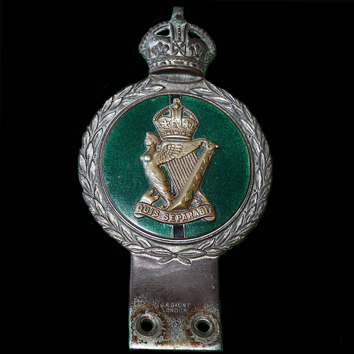 Royal Ulster Rifles car badge