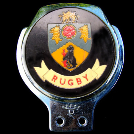 Rugby Car Badge