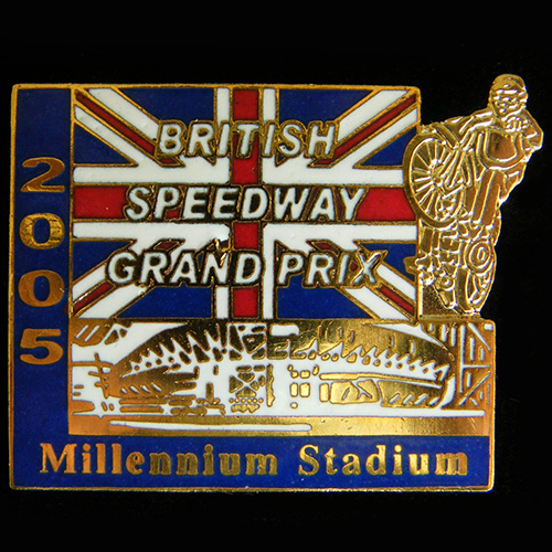 British Speedway Grand Prix Pin Badge