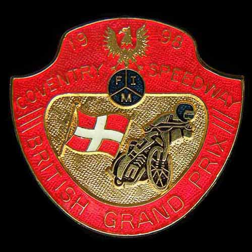British Speedway Grand Prix Pin Badge