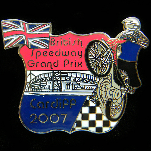 British Speedway Grand Prix Pin Badge