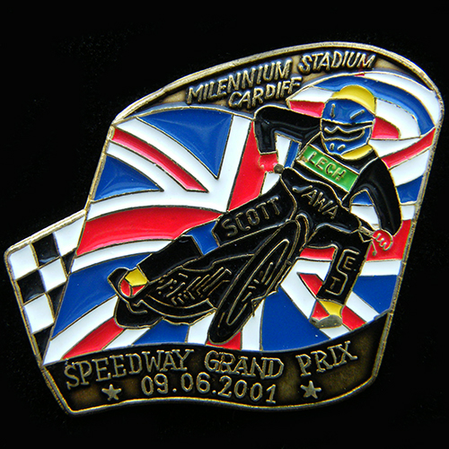 British Speedway Grand Prix Pin Badge
