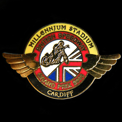 British Speedway Grand Prix Pin Badge
