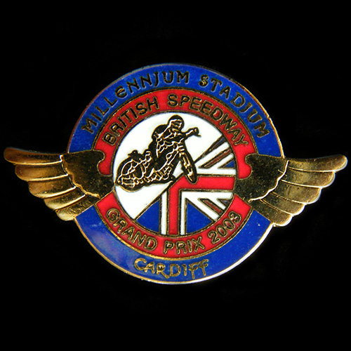 British Speedway Grand Prix Pin Badge