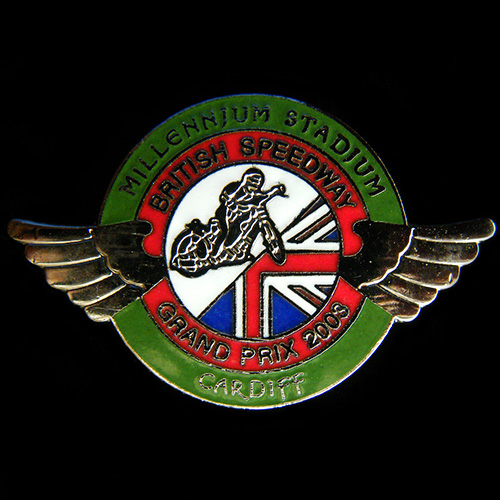 British Speedway Grand Prix Pin Badge