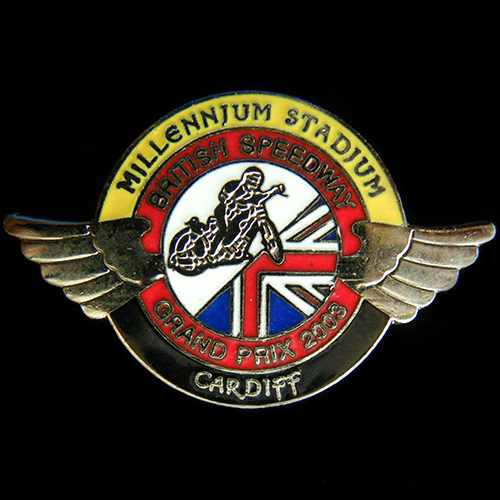 British Speedway Grand Prix Pin Badge