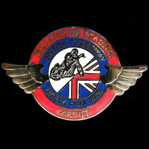 British Speedway Grand Prix Pin Badge