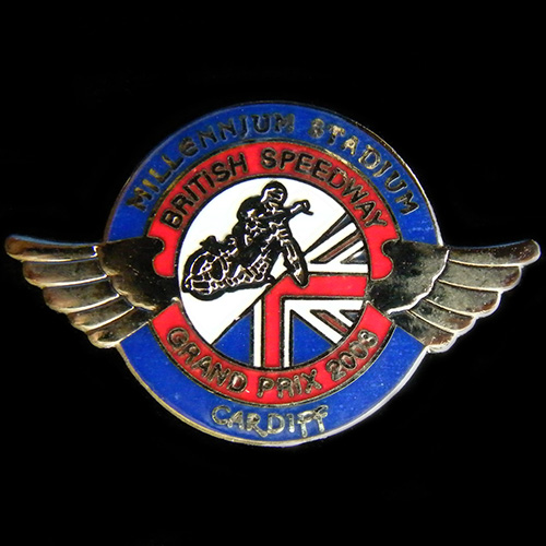 British Speedway Grand Prix Pin Badge