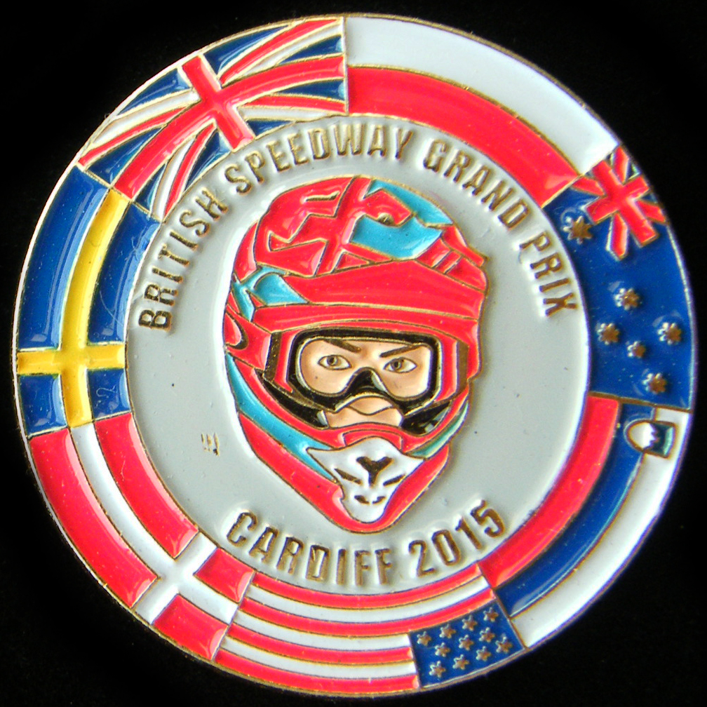 British Speedway Grand Prix Pin Badge