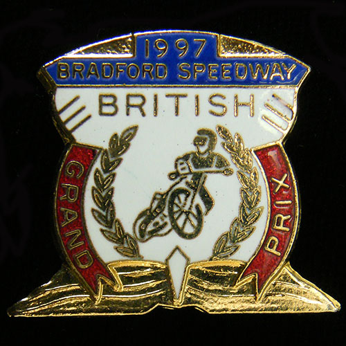 British Speedway Grand Prix Pin Badge