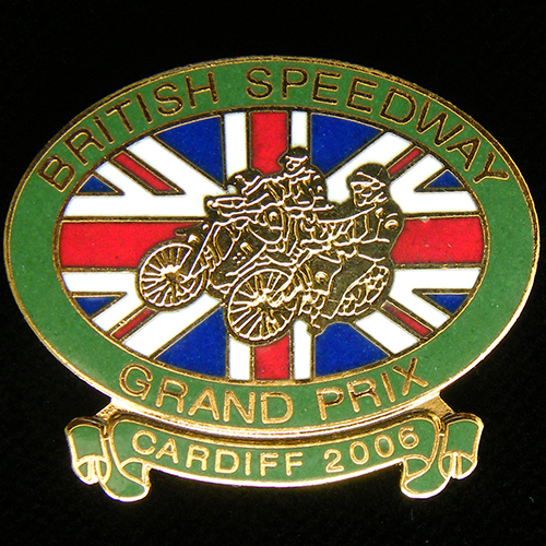 British Speedway Grand Prix Pin Badge