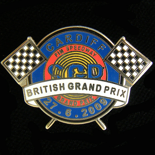 British Speedway Grand Prix Pin Badge