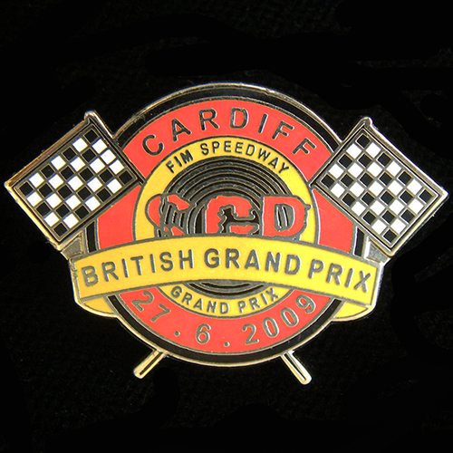 British Speedway Grand Prix Pin Badge