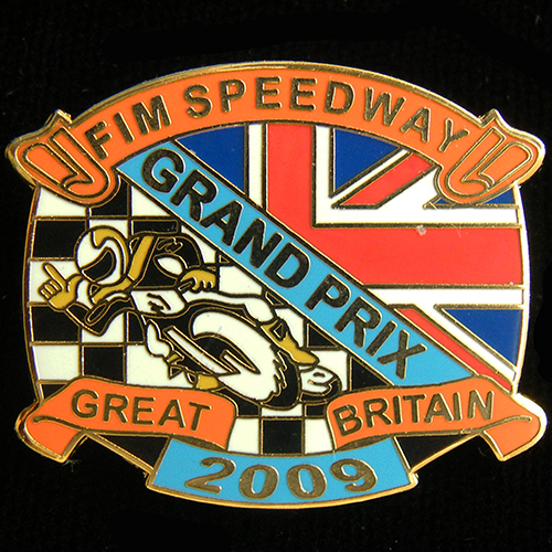 British Speedway Grand Prix Pin Badge