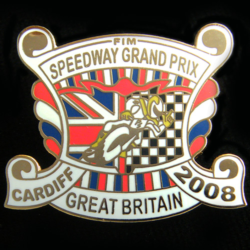 British Speedway Grand Prix Pin Badge
