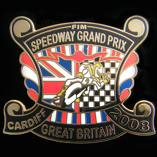 British Speedway Grand Prix Pin Badge