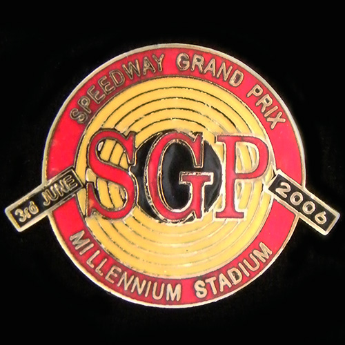 British Speedway Grand Prix Pin Badge