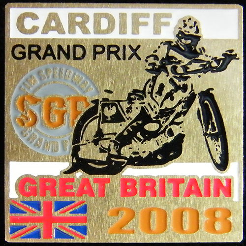 British Speedway Grand Prix Pin Badge