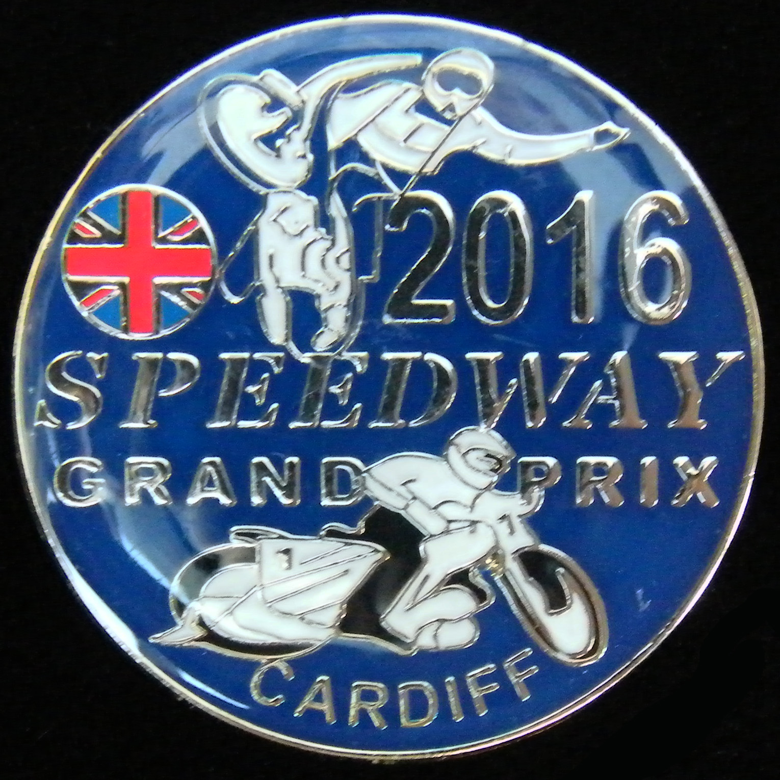 British Speedway Grand Prix Pin Badge