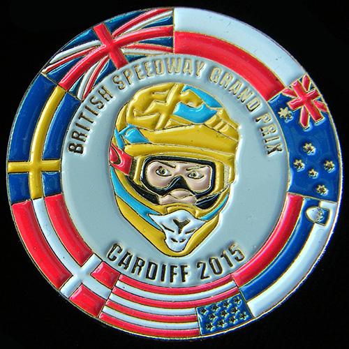 British Speedway Grand Prix Pin Badge