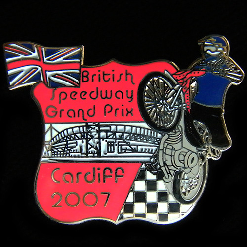 British Speedway Grand Prix Pin Badge